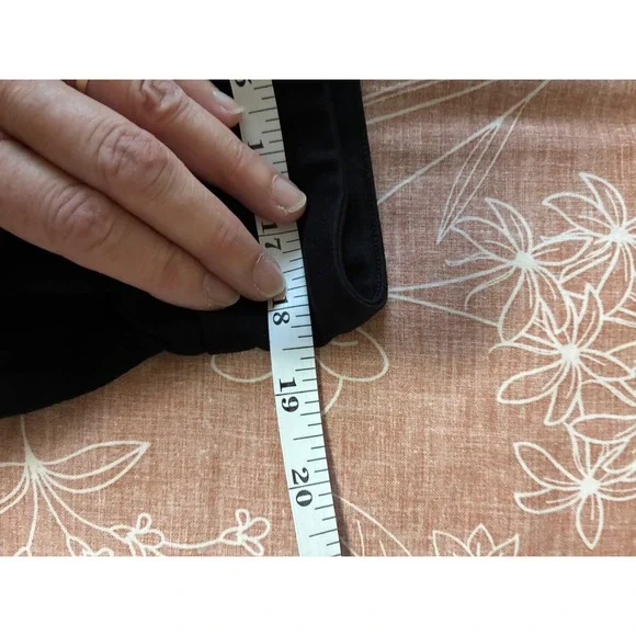 Dalia Black Pull On Stretch Dress Pants Tapered Leg Size XL D4183-E1863 (P6) - Picture 6 of 9